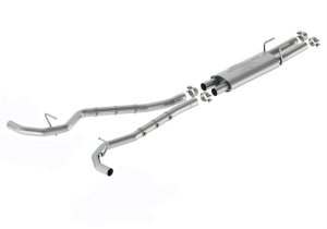 Ford Explorer ST Performance Exhaust - Dual Rear Exit - Ford Racing - Cat Back with 4 in. Chrome Tips, Sport - Chrome - `20-`25 Ford Explorer ST Performance Exhaust - Dual Rear Exit - Ford Racing - Cat Back with 4 in. Chrome Tips, Sport - Chrome - `20-`25